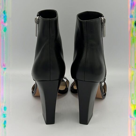 Mira Duma for Michael Kors Collection Black Side Zipper Leather U.S. 8/ EU 38 - Picture 4 of 13